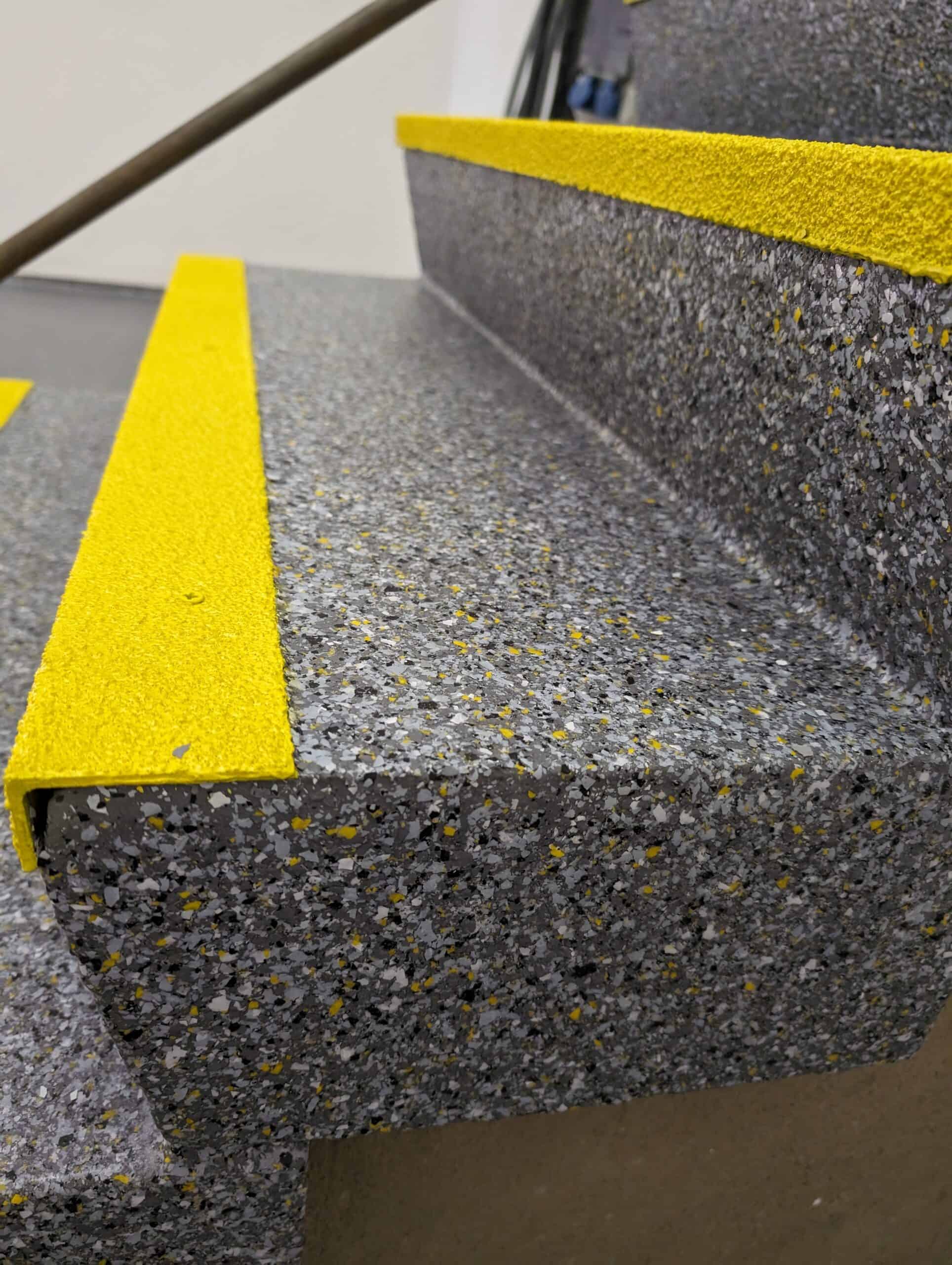 Detailaufnahme der dekorativen Flake-Oberfläche