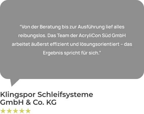 AcrylCon Süd GmbH: Professionelle Beschichtungslösungen für Optima, effiziente Teamarbeit, zuverläss.