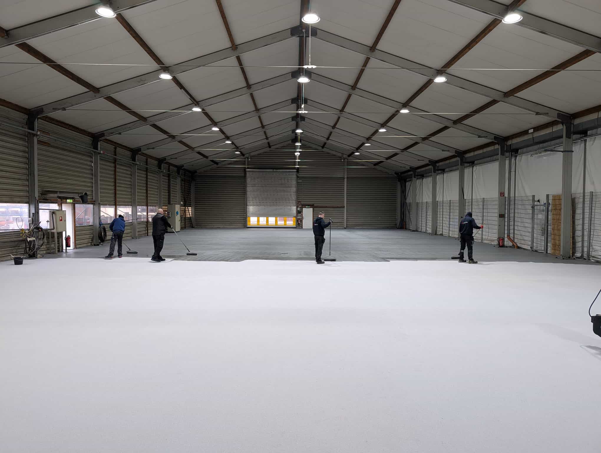 AcryliCon Décor System während der Installation