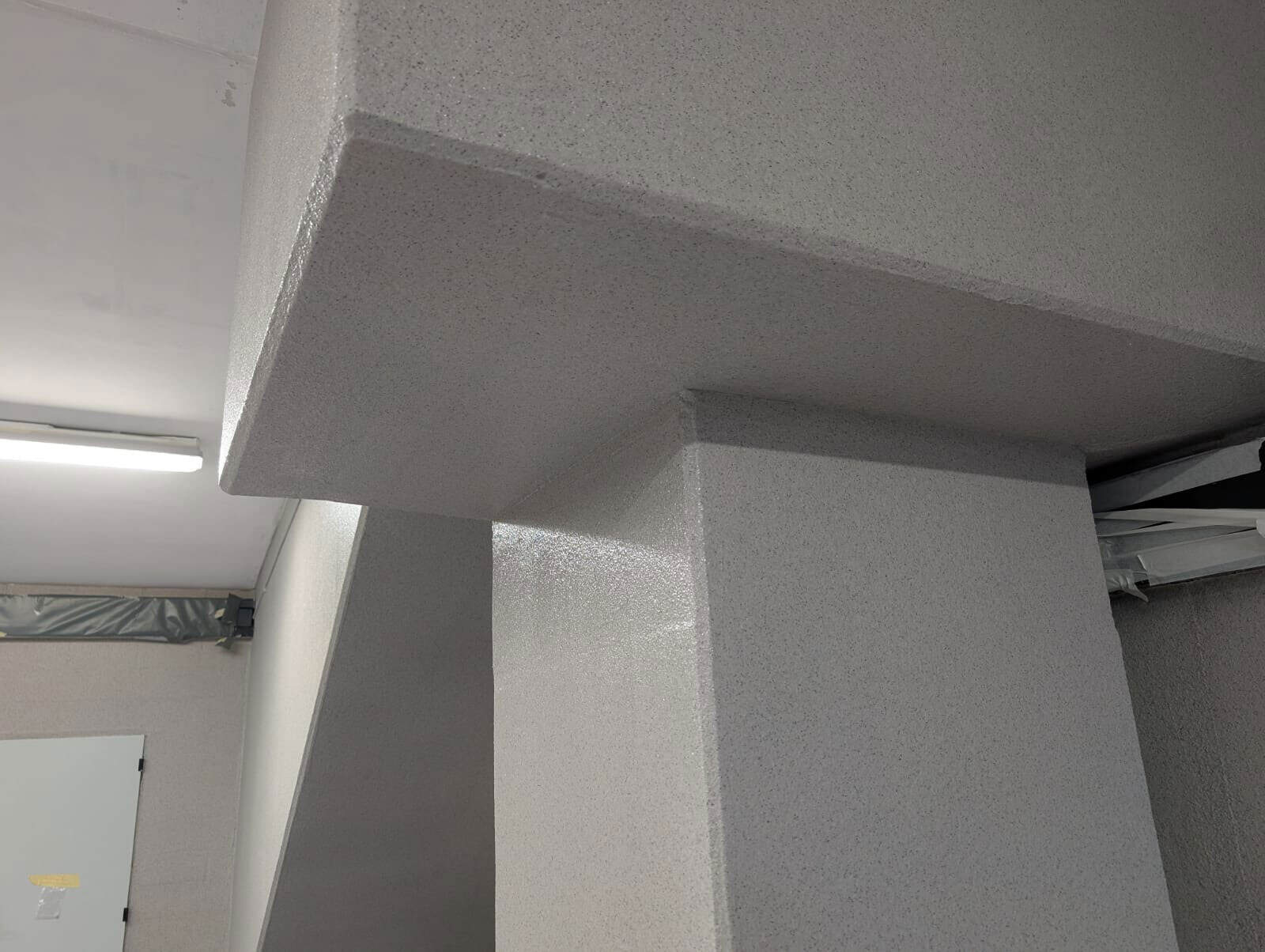 Detailaufnahme AcryliCon Wall System Wandbeschichtung